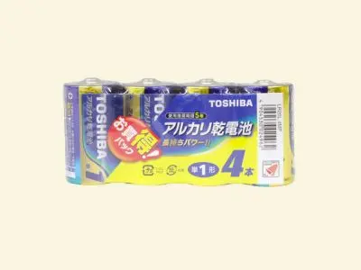 乾電池買取り TOSHIBA アルカリ乾電池 単1形