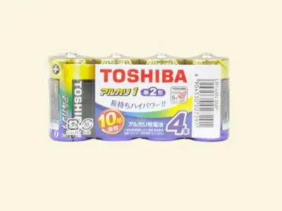 乾電池買取り TOSHIBA アルカリ乾電池 単2形