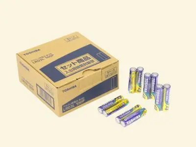 乾電池買取り TOSHIBA アルカリ乾電池 単4形 LR03L 1パック100本入